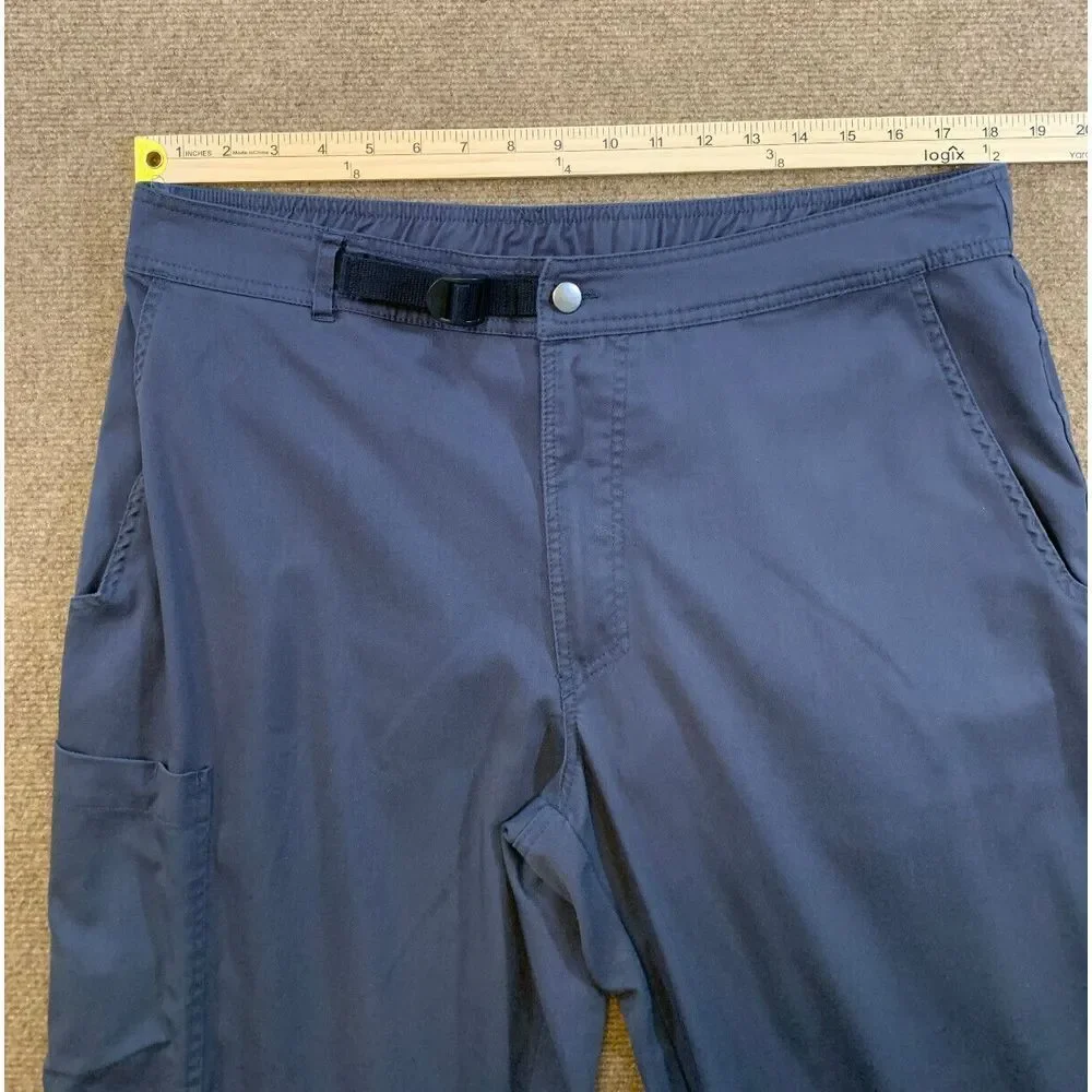 Greys Anatomy Barco Belted Scrub Pants Mens L 36x32 Bottoms Stretch Gray Medical